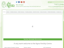 Tablet Screenshot of agoraclinic.co.uk